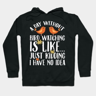 A day without bird watching is like just kidding I have no idea Hoodie